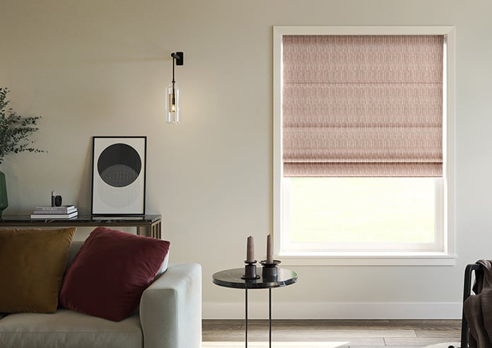 Braemar, Sirocco Red - Motorised Roman Blind - Image 3